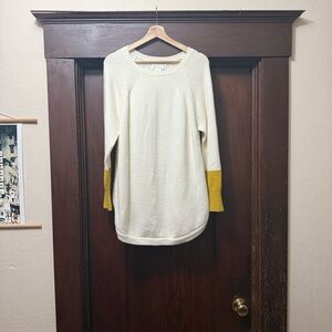 Anthropologie Cream Knit Sweater